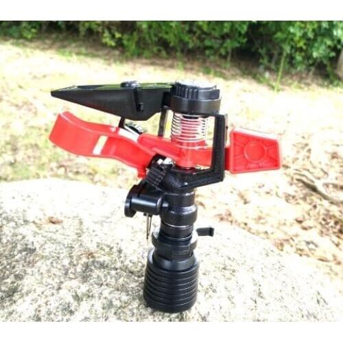 RB80B4 Plastic Impact Sprinkler with Nozzle Set Adjustable 25- 360 degrees Pattern 25 - 45ft Spray Distance