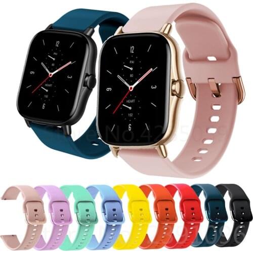 For Xiaomi Amazfit Bip S U Pro GTR Silicone Wrist Band Strap For Huami Amazfit GTS 2 Mini Smart Watch Band Sport Bracelet