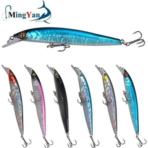 1pcs Minnow Fishing Lure Weights 7g/11.8g Crankbait Saltwater Jerkbait Lures Trolling Wobbler Isca Artificial Fake Fish