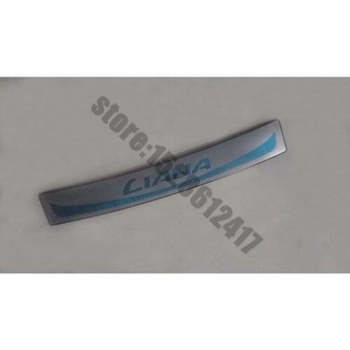 Car styling for 2006-2013 Suzuki LIANA Stainless Steel Ultra-thin car Rear Bumper Protector Sill Trunk Tread Plate Trim