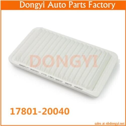 High quality Air filter for 17801-20040 1780120040