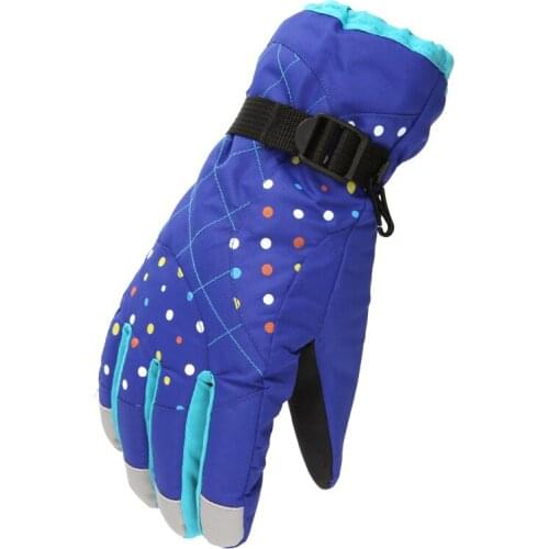 Womens Winter Warm Motorcycle Riding Skiing Gloves Plus Velvet Thickening Sports Cycling Snow Gloves Outdoor Snowboard Gloves