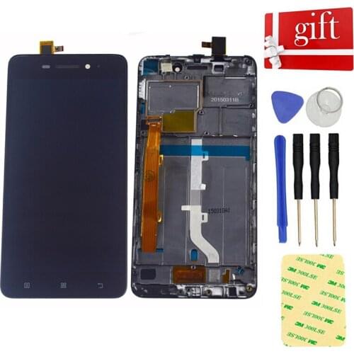 LCD For Lenovo S60 S60W S60T S60A S60-A LCD Display Panel Module Touch Screen Digitizer Sensor Glass Assembly Frame Replacement