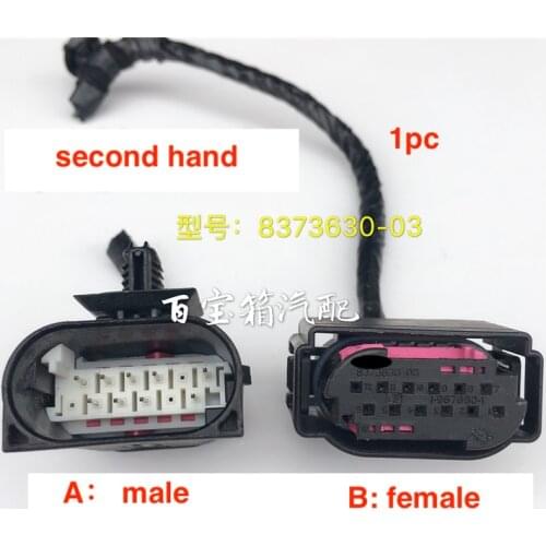 1pc second hand for BMW steering sensor electric eye harness reversing radar plug 8373630-03 original car cable