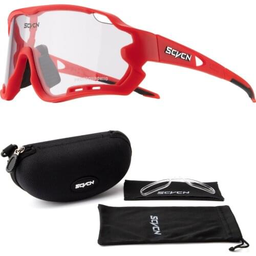 2021 Photochromic 1 Lens Cycling Glasses Men Women Sport Sunglasses Bicycle MTB Goggle Road Bike Riding Eyewear Fishing Driving