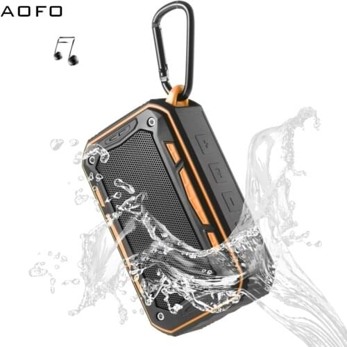 AOFO High Quality Audio Outdoor Hifi DJ Bass Speaker Music Mini Power Bank Wireless Portable Waterproof Speakers