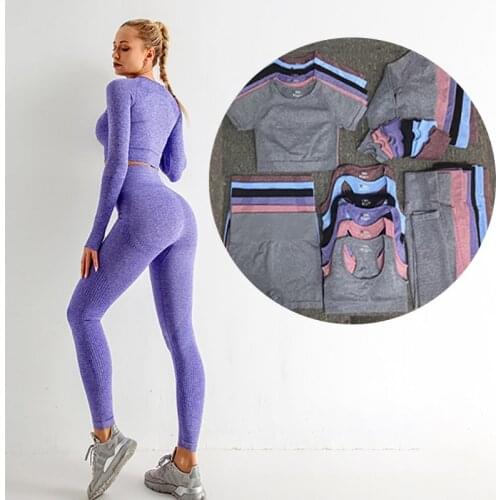 2021 Sport Outfit for Woman Sportwear Workout Gym Clothes Women Shorts Seamless Yoga Sport Set Suits Fitness Clothing Leggings