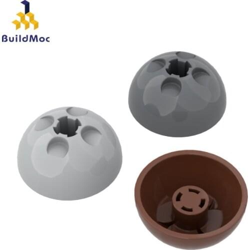 BuildMOC 44359 Cylindrical hemisphere 3 x 3 ldd44359 For Building Blocks Parts DIY Construction Crea