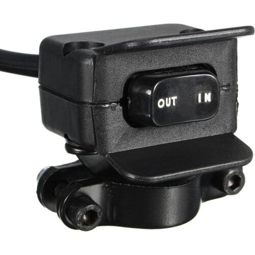 Black Motorcycle UTV Winch Rocker Switch Control Line Kit Replacement