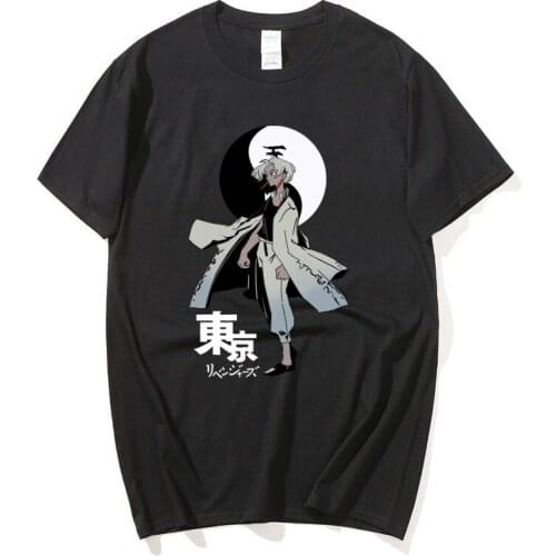 Fashion spring Summer Japan Anime Tokyo Revengers Print T-shirt Harajuku Mens t shirt Short Sleeve Streetwear Plus size Tshirt