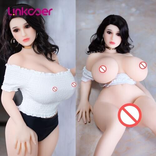 Linkooer Real TPE Sex Dolls Huge Breast Ass Lifesize Vagina Anus Oral Silicone Full Body Love Doll Japanese Adult Dolls Sex Toys