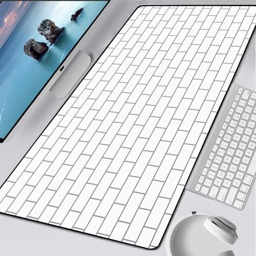 900x400x2mm Stripes Abstract Large XL Gaming Mouse Pad Locking Edge Office Computer Keyboard Desk Mat Rubber Non-slip Carpet XXL