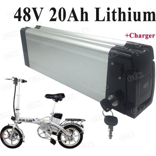 Silver fish 48v 20ah Large capacity ebike Lithium battery For 1000w 48v electric scooter 1500w 48v electric bike BMS 3A Charger
