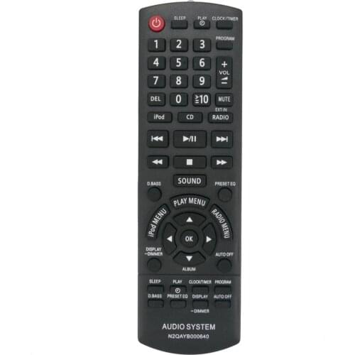 New remote control N2QAYB000640 for Panasonic Audio System SCHC25 SC-HC25