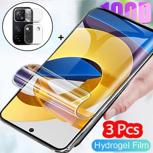 1~3 PCS poco m3 pro Smartphone Hydrogel Film Poco M3 Pro 5G Protective Film Poco X3 Pro NFC Pocophone F3 Poko M3Pro Soft Glass Xiaomi Poco M3 Pro Hidrogel Film Poco M3 5G M-3 Pro Screen Protector