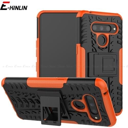 Tough Rugged Cover For LG Velvet V20 V30 V30S V40 V50 V50S 5G V60 Plus ThinQ Stylo 6 5X 5 Plus Armor Hybrid Holder Stand Case