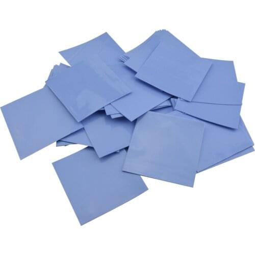 New 100mm*100mm*0.5mm CPU GPU Heatsink Cooling Conductive Silicone Pad Thermal Pad High Quality