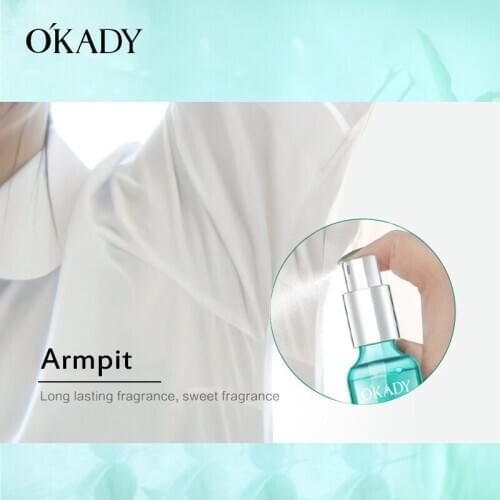 20ml Body Odor Sweat Deodor Spray Removes Armpit Odor Man Woman Mini Portable Sweaty Lasting Aroma Skin Care Spray
