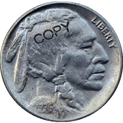 USA 1936 P,D,S BUFFALO NICKEL COPY COINS