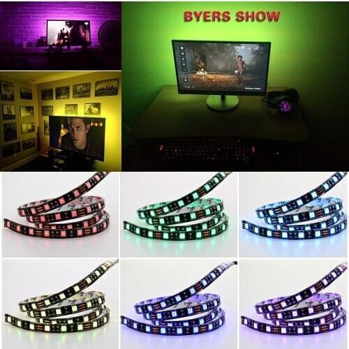 Bluetooth 5V USB led strip LED light RGB Lights 5050SMD waterproof Christmas TV background decoration luces LED light strips