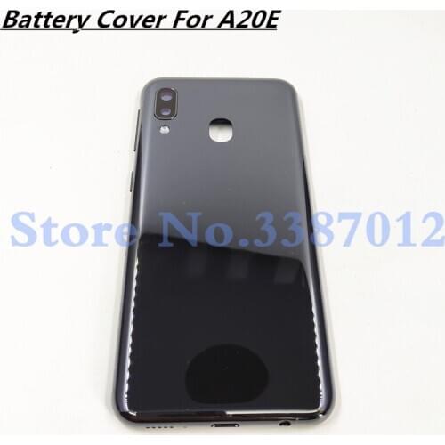 For Samsung Galaxy A20E A20e A202 A202F A202DS Battery Back Cover Housing Battery Door Case With Camera lens+side Buttons