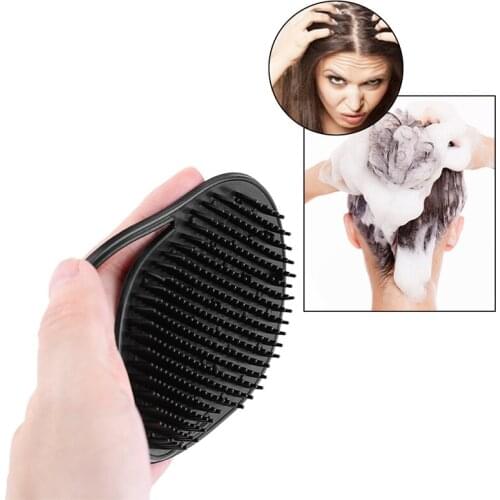1 PCS Shampoo Comb Pocket Men Beard Mustache Palm Scalp Massage Black Hair Care Travel Portable Hair Comb Brush Styling Tools