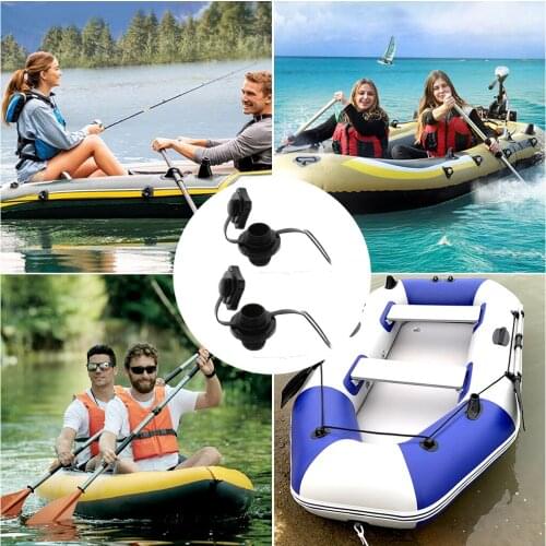2 X Air Valve Caps Screw Valve Spare For Inflatable Boat Air Bed Dinghy Raft