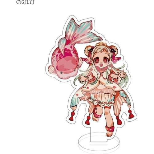 2021 Anime Key Chain Women Toilet Bound Hanako Kun Couples Keyring Party Key Ring Acrylic Stand Yugi Amane Accessories Cosplay