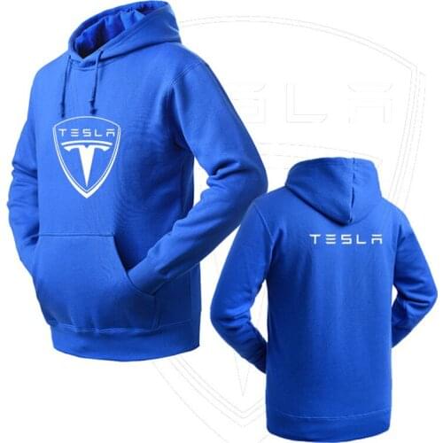 2021 New Casual Fashion Tesla logo pullover hoodie Street wear Sweatshirts Men/Woman Pullover Hoodies pullover hoody