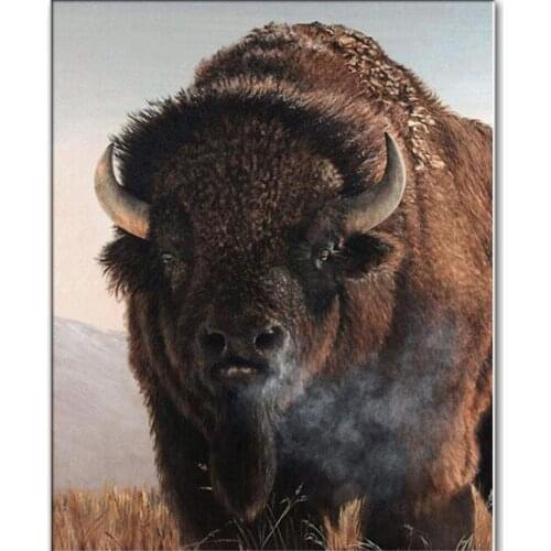 5D DIY Diamond Embroidery Cow Full Square Diamond Painting Cross Stitch Animal Picture Of Rhinestones Home Decoration