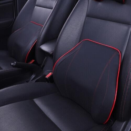 Car Pillows 3D Memory Foam Warm Car Neck Pillow Car Seat Cushion Universal Lumbar Back Support Auto Accessories
