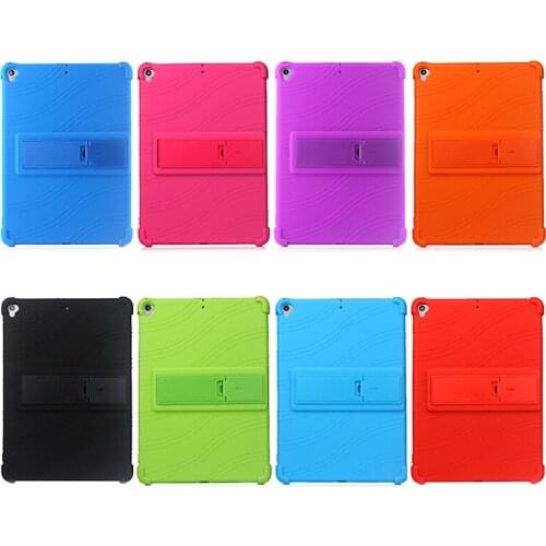 For iPad 10.2 2019 Soft Silicone Tablet Case for iPad 7 10.2 inch Kickstand Shockproof Cover A2197 A2198 A2200 Fundas Shell