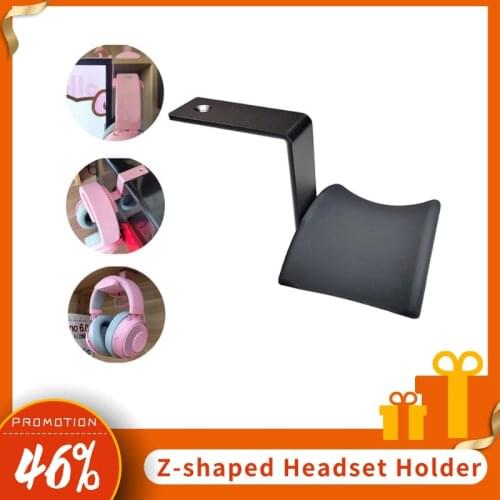 Aluminum Alloy Headphone Stand Holder Retractable Headset Storage Rack Headset Hanger Headphone Hanging Hook Earphone Stand Rack