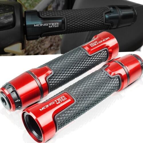 For Ducati MONSTER M750 MONSTERM750 1994-2002 2001 Motorbike Accessories 7/8'' 22MM CNC Motorcycle Handle Grips Racing Handlebar