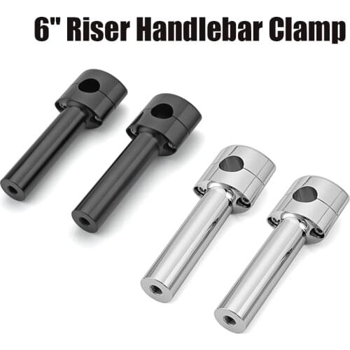 For Harley Dyna Softail Sportster 1200 883 Model 6 Inch Riser 1" Handlebar Clamp Motorcycle Accessories