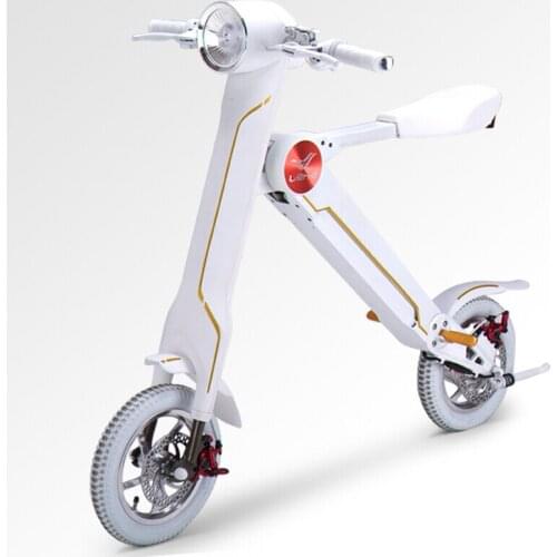 12"LEHE Electric scooter Smart city walking electric bicycle mini folding electric bike instead walking tool 36v li-ion ebike