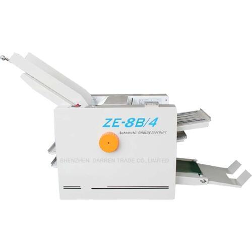 ZE-8B/4 automatic paper folding machine max for A3 paper+high speed+4 folding trays+100% warranty 1PC