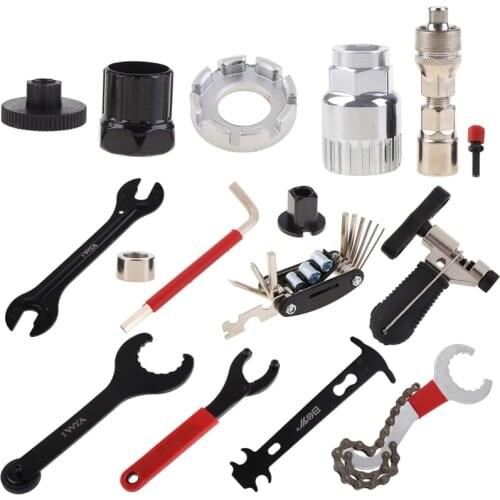 Hot selling bicycle repair tool flywheel remover socket bottom bracket removing socket tool chain cutter crank removing tool