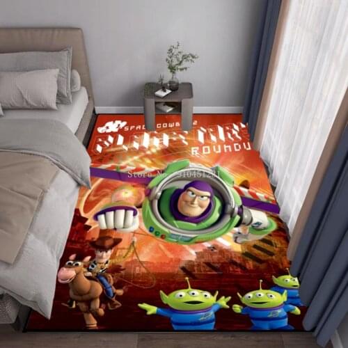 Toy Story Cartoon Disney Play Mat Thicken Eco-friendly Resin Rug Children Non-slip Carpet Living Room Playmat Birthday Gift