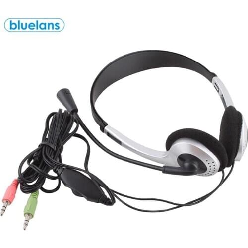 Hot Sales Wired Earphone Gaming HD Music Stereo Sound Headphone Durable VOIP Headset with Microphone for PC Computer Laptop