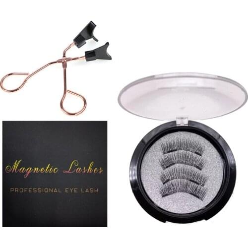 Magnetic Eyelashes with 5 Magnets Handmade Reusable 3D Mink False Eyelashes for Makeup faux cils magnetique naturel Tweezers