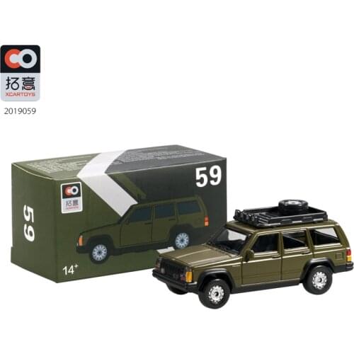 XCARTOYS 1/55 Jeep Cherokee Military model diecast 32 Collection of die-casting simulation alloy car toys