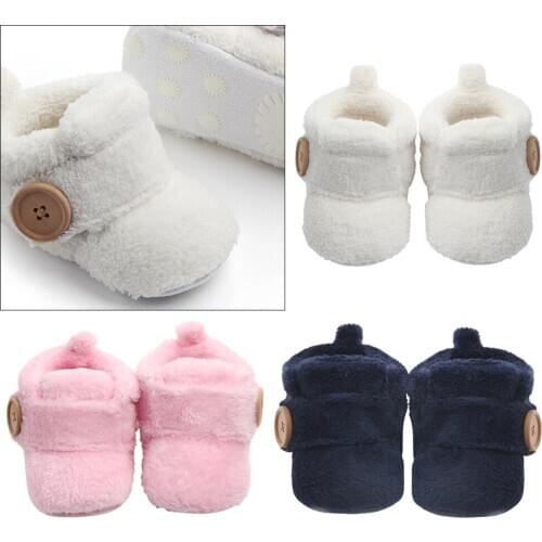 Soft Baby Shoes Booties with Non Skid Bottom - Shower Gift and Birthday Present for Newborn Boys Girls