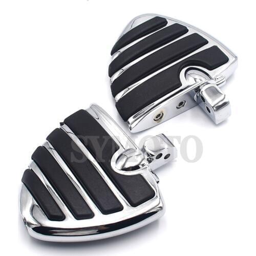 Motorcycle Rear Foot Pegs FootRests For YAMAHA V-Star 250 650 950 1100 V-Max 1985-2008 Virago 750 1100 90-99 Virago 250 95-07