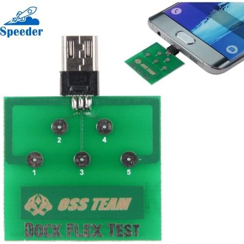 Professional Charging Dock Flex Test Repair Tools For iPhone X 8 8plus 7 6 6s Plus For Micro Android Mobile Phone Testing Tool