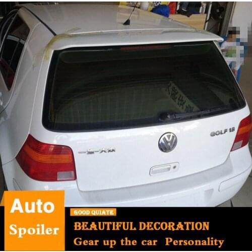 For 2004-2008 Volkswagen Golf 4 Spoiler Sport 2005 2006 ABS Material Car Rear Wing Primer Color Trunk Rear Spoiler 2007