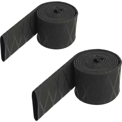 2 Pieces 22mm 35mm Non-slip Textured X-Tube Heat Shrink Wrap Tubing Fishing Rod Handle Wrap Grips