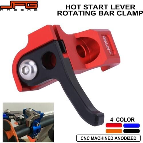 Motorcycle Rotating Bar Clamp Hot Start Lever For HONDA CR80R CR125R CR250R CR500R CRF230F CRF250R CRF450R CRF450X XR250R XR650R