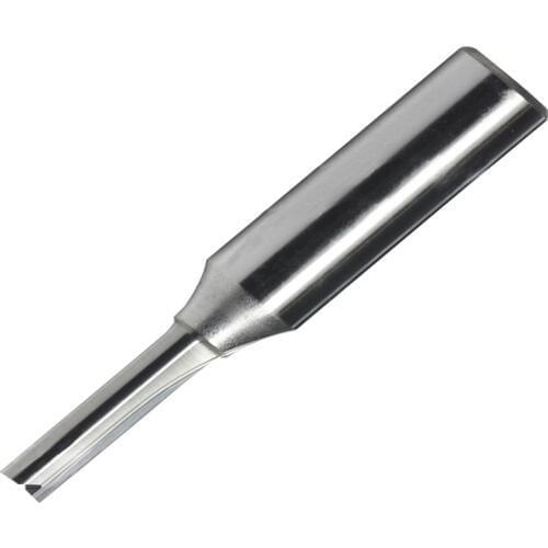 1pc 2ZD 1/2*6*22 Straight Double-edged Straight Alloy Milling Cutter Woodworking CNC Engraving Machine Cutter Slotted 1/2 Shank