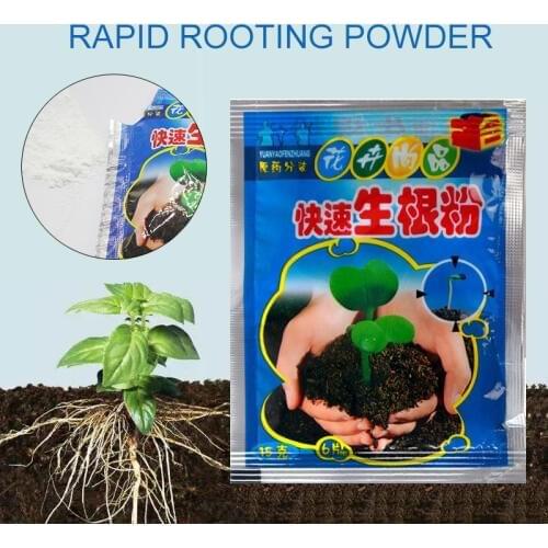 1PC Fast Rooting Powder Fast Rooting Plant Rapid Rooting Agent Improve Flowering Transplanting Cutting Survival Grow Root